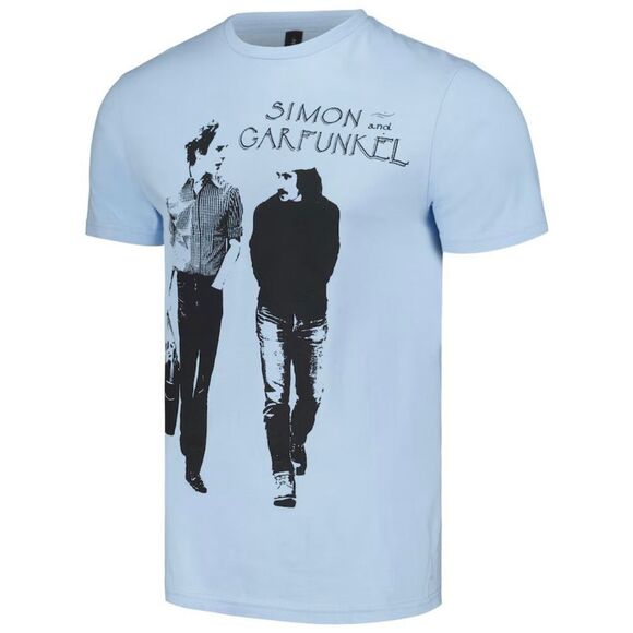 Simon and Garfunkel Unisex T-Shirt Walking Heather Grey size XL - Picture 2 of 4